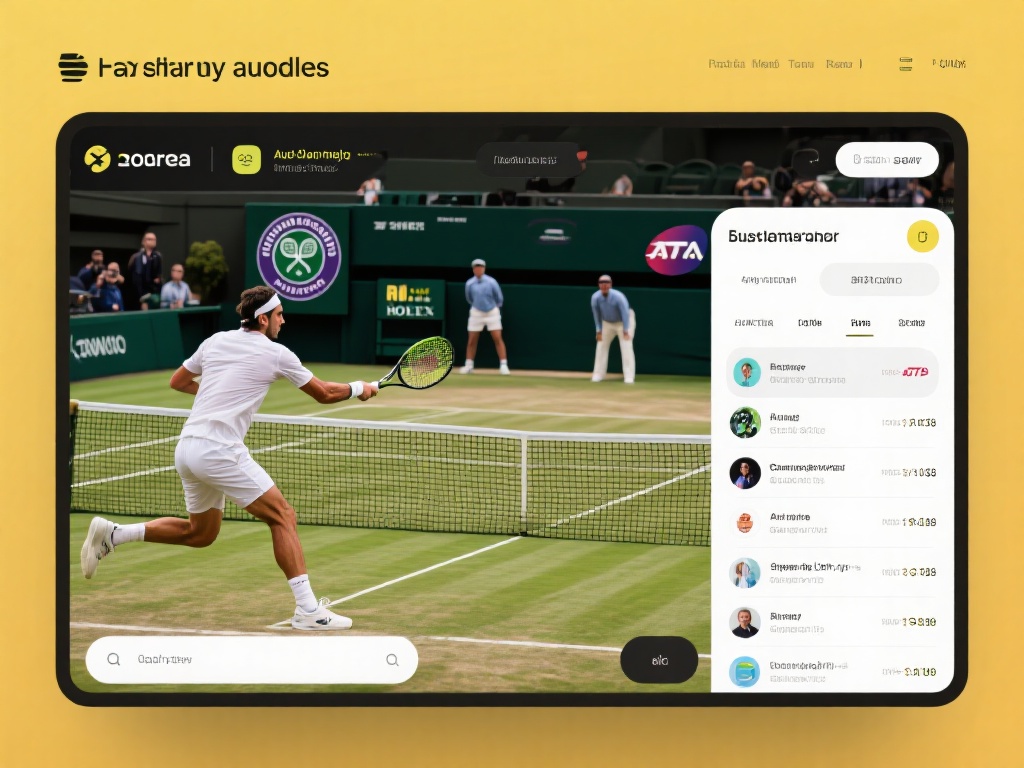 网球作为一项兼具优雅与力量的运动，在竞技体育中有着